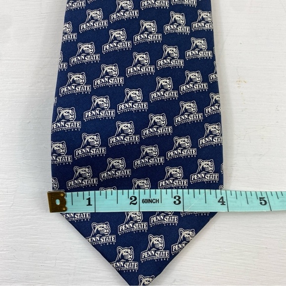Penn State University Nittany Lions Mascot 100%‎ Imported Silk Classic Neck Tie - Picture 5 of 7